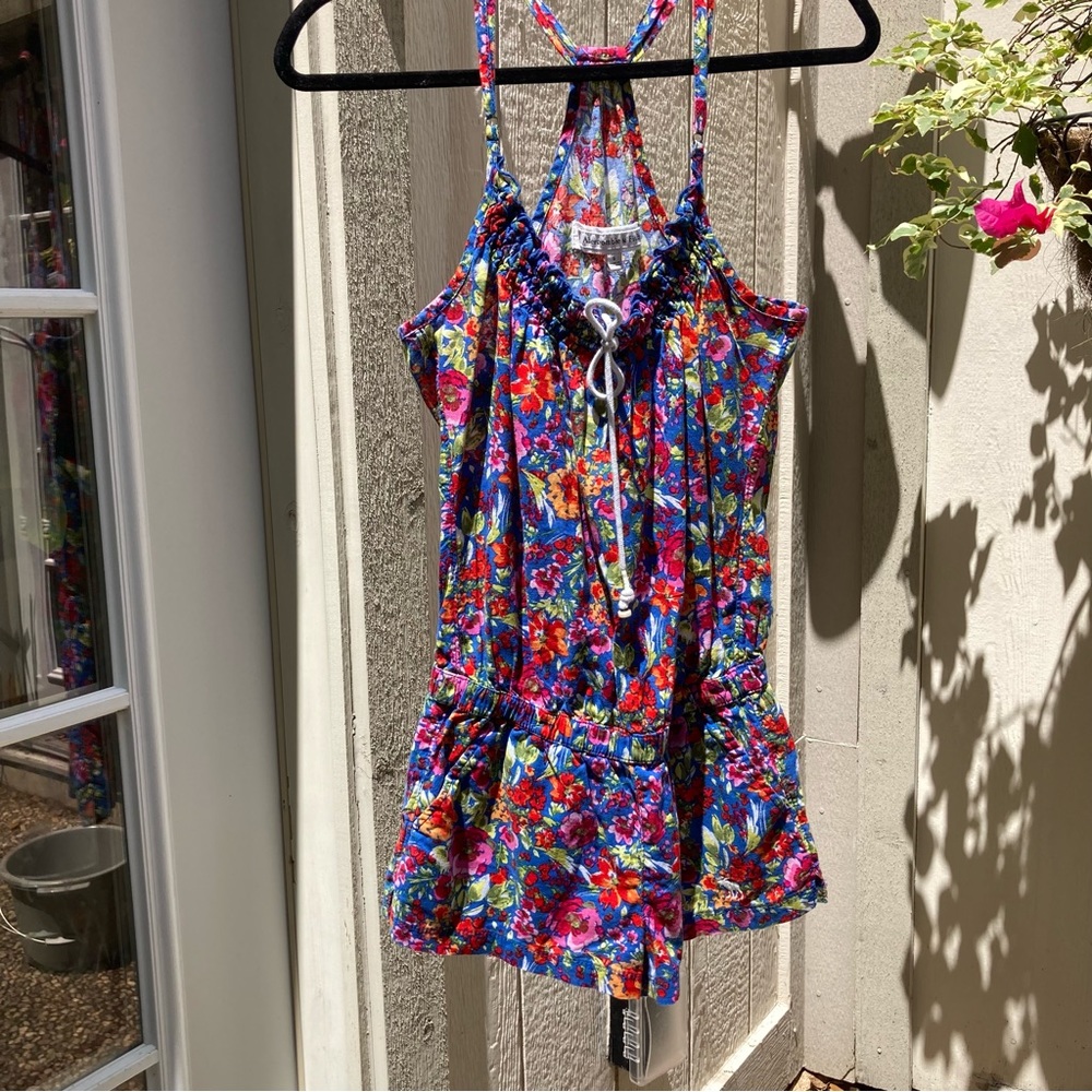 Abercrombie & Fitch size S, floral print, multi color, short romper, no damages